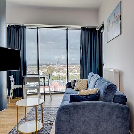 Aleda Tower, 14 Floor, Balkon Apartment ชเตชชิน ภายนอก รูปภาพ