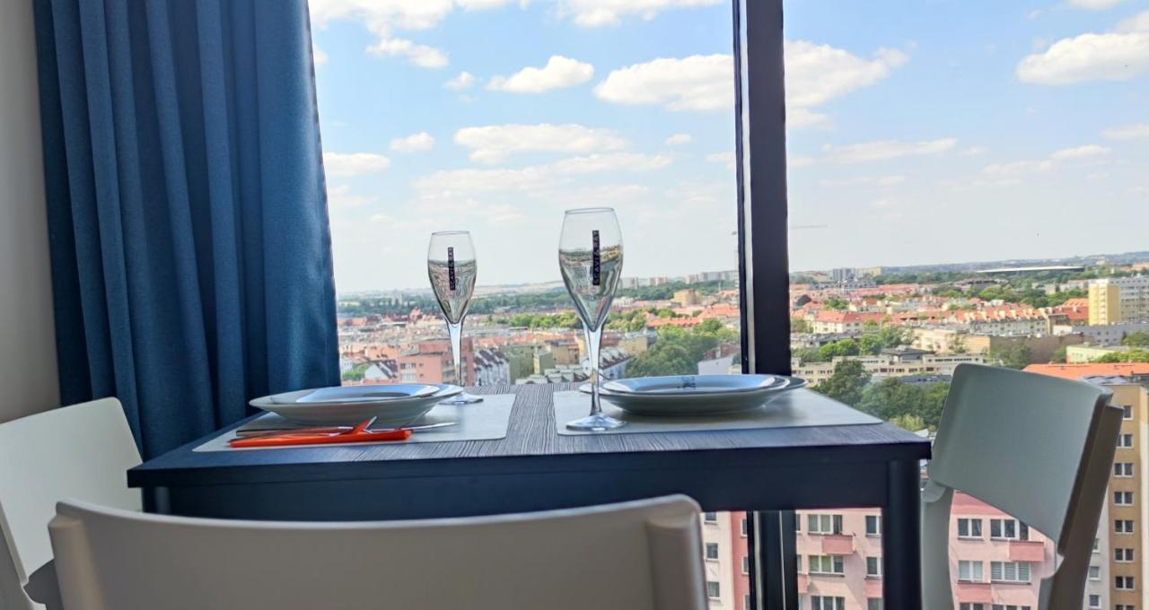 Aleda Tower, 14 Floor, Balkon Apartment ชเตชชิน ภายนอก รูปภาพ