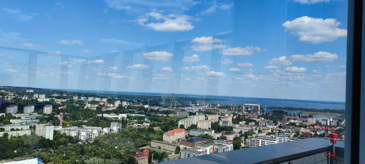 Aleda Tower, 14 Floor, Balkon Apartment ชเตชชิน ภายนอก รูปภาพ