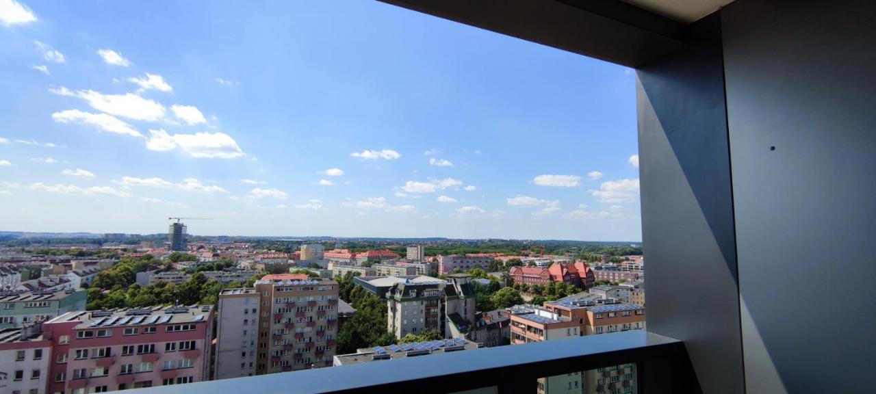 Aleda Tower, 14 Floor, Balkon Apartment ชเตชชิน ภายนอก รูปภาพ