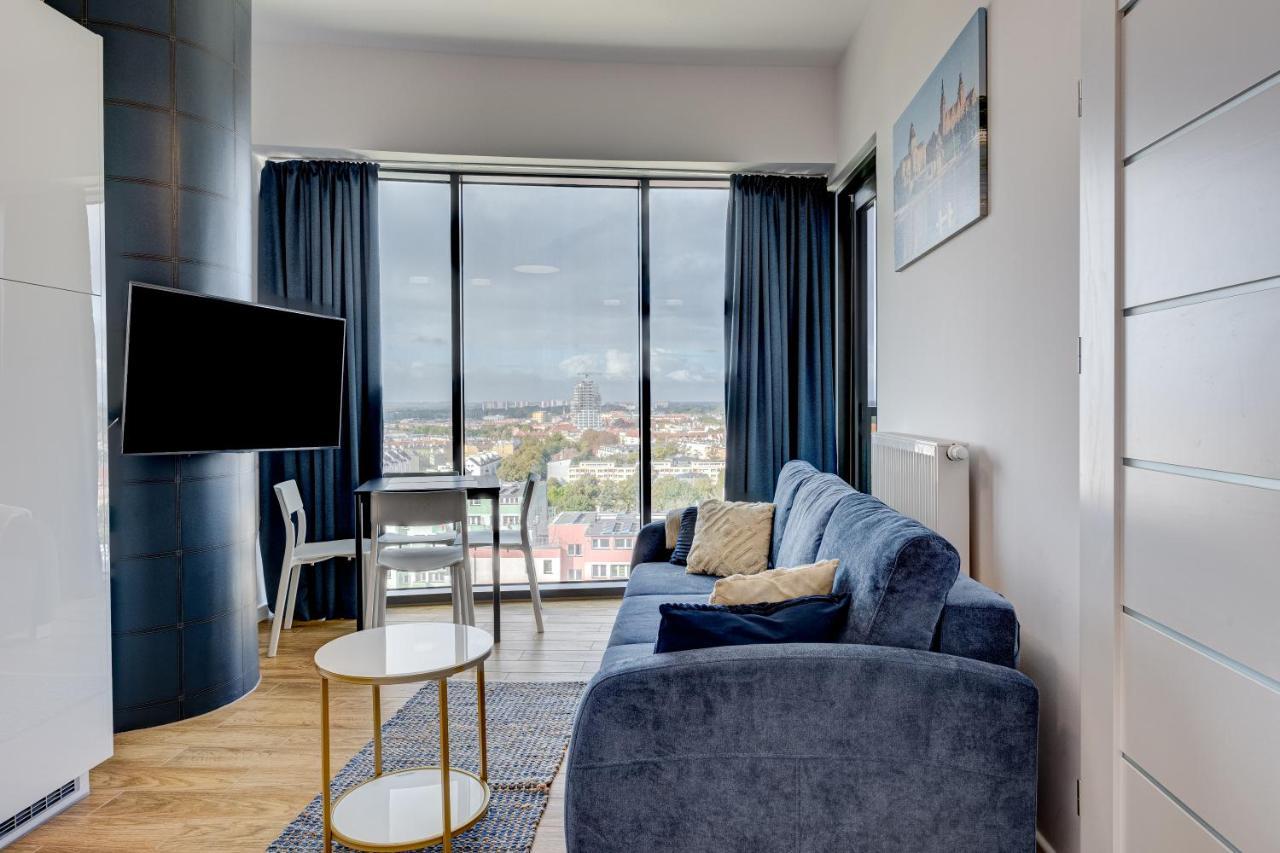 Aleda Tower, 14 Floor, Balkon Apartment ชเตชชิน ภายนอก รูปภาพ
