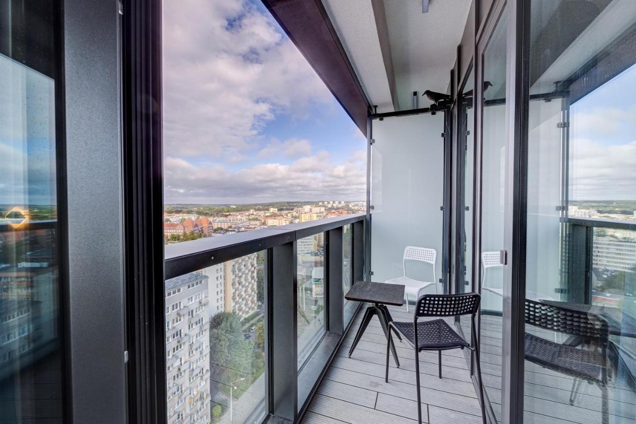 Aleda Tower, 14 Floor, Balkon Apartment ชเตชชิน ภายนอก รูปภาพ